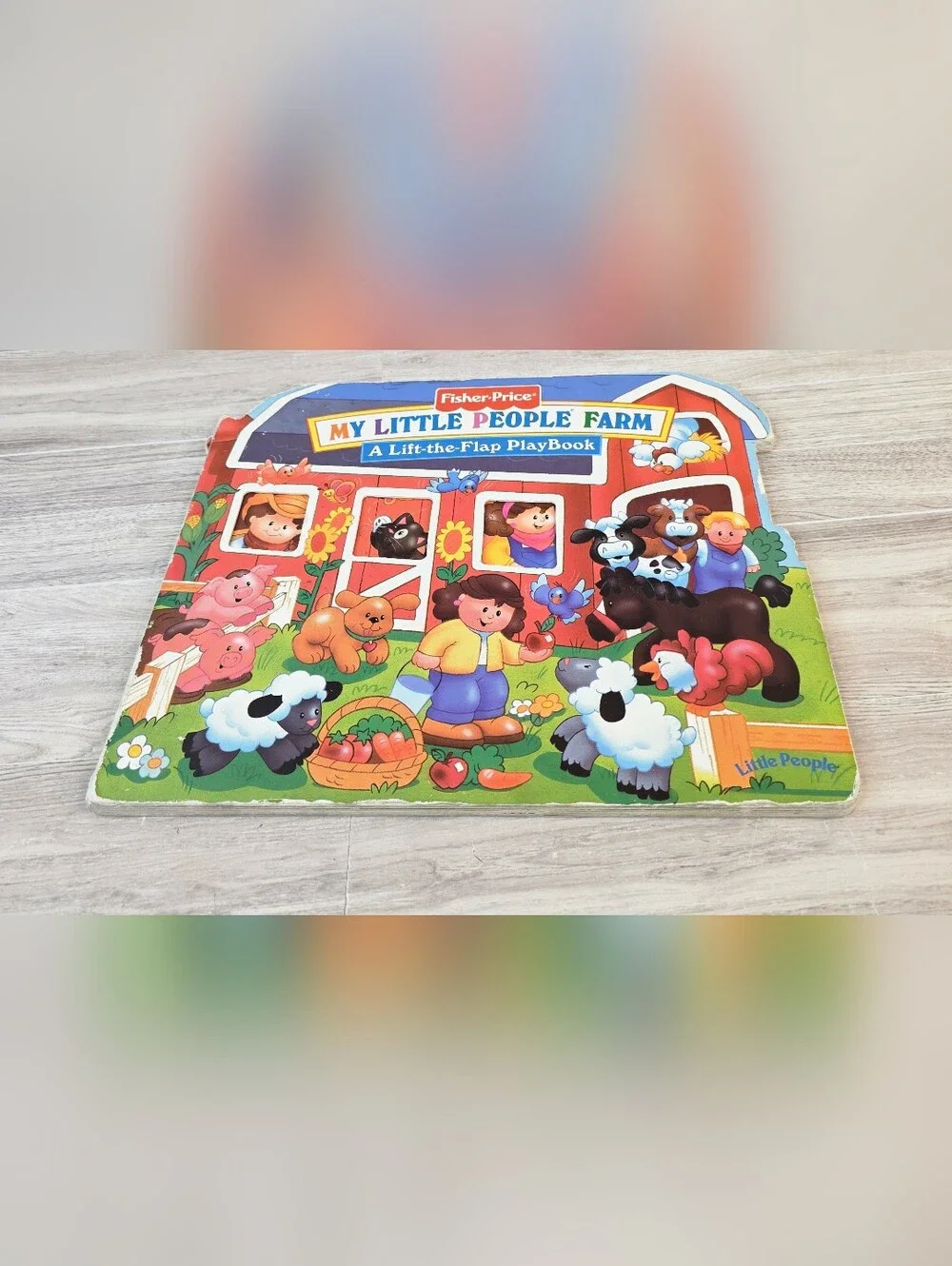 Fisher-Price My Little People Farm Lift-the-Flap PlayBook - Colorful